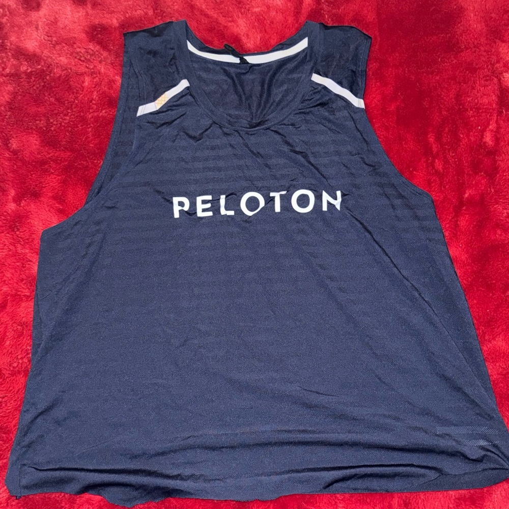 Peloton Dark Blue Muscle Tee